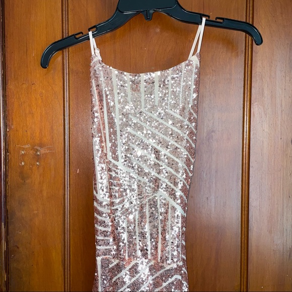 Sequin floor length dress - Picture 4 of 4